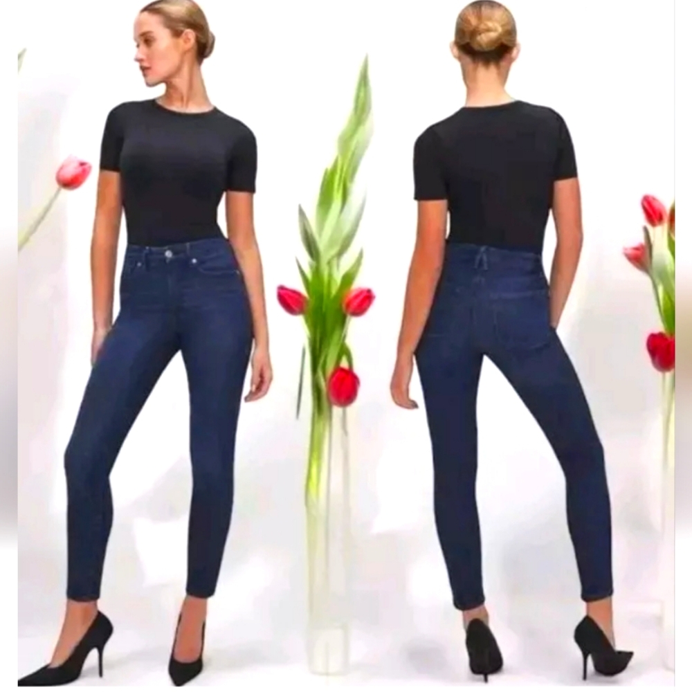 Good American Skinny Jeans - Deep Blue